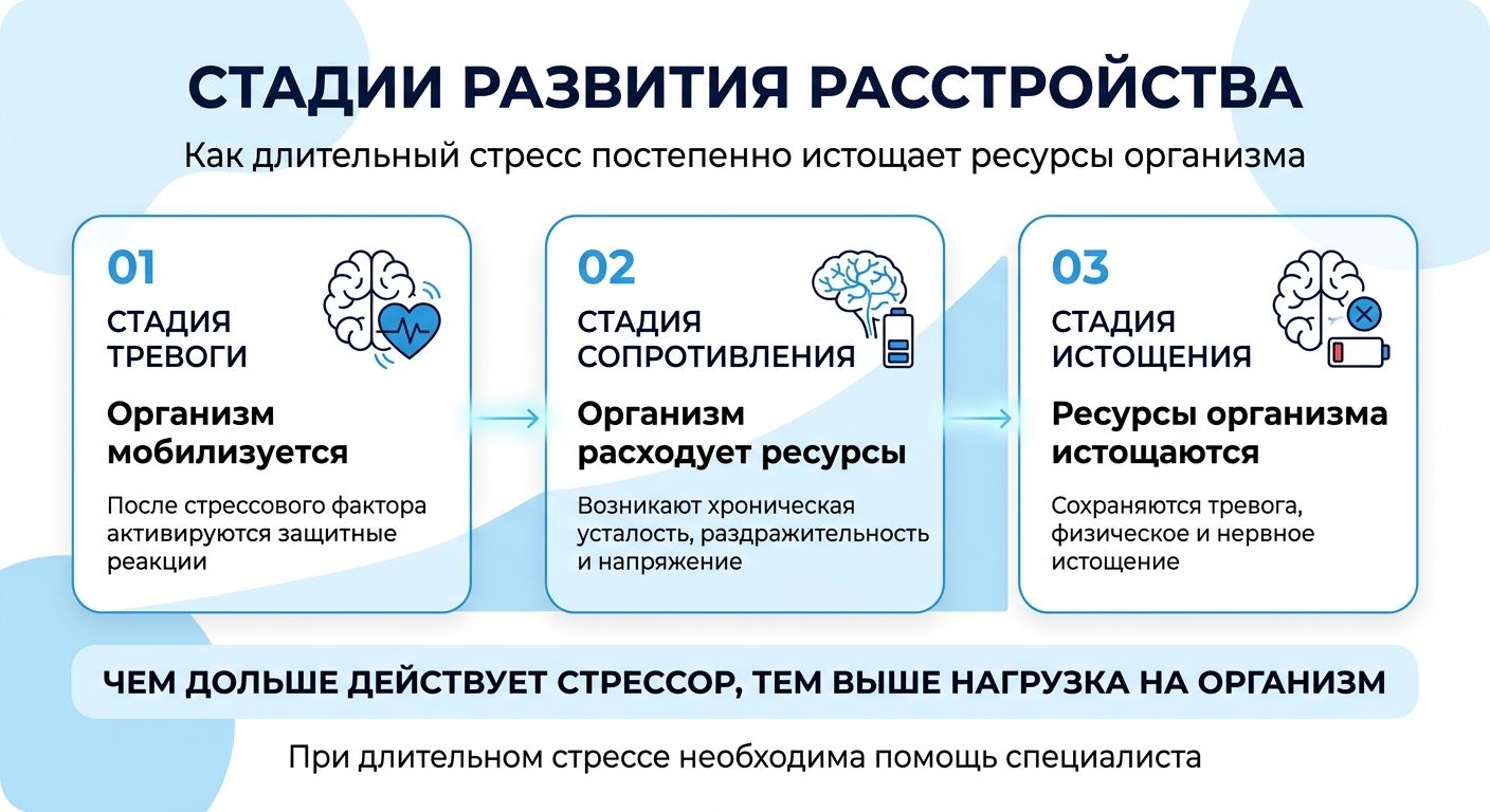 Лечение стресса в Рузе инфографика